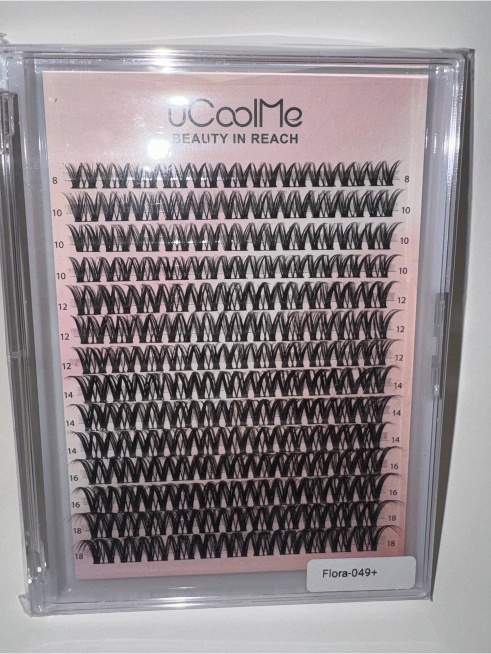 Black Individual Lash Clusters - Natural Volume
